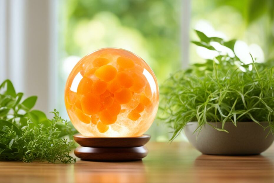 sphere calcite orange